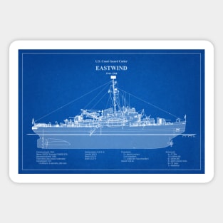 Eastwind wagb-279 United States Coast Guard Cutter - AD Magnet